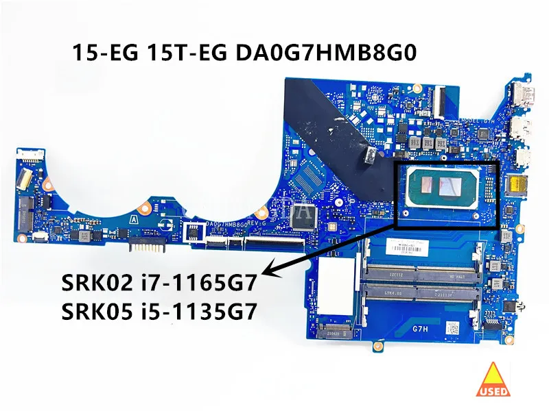 Muslimper Scheda Madre Per Laptop Hp Pavilion 15-Eg 15T-Eg Con Cpu M16349-601 M16350-601 I5 I7 Uma 100% Usata