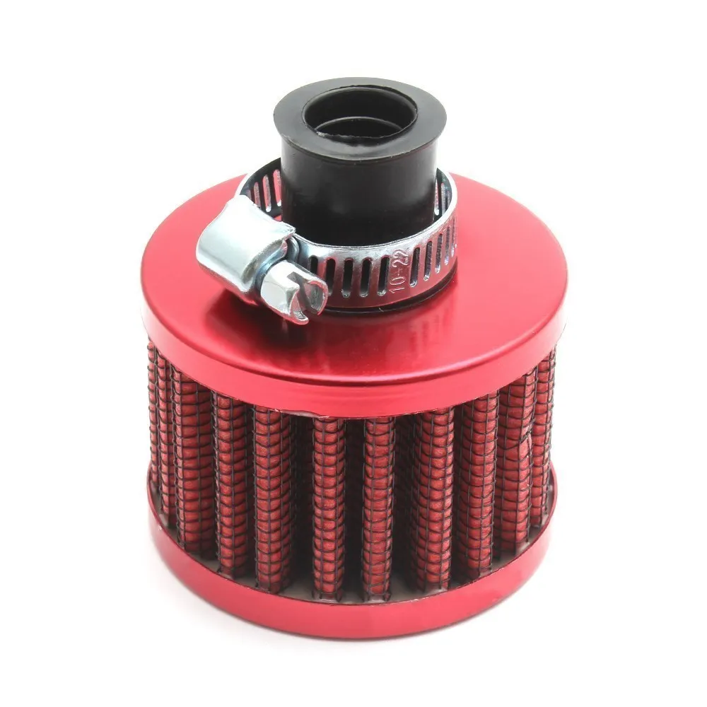 Universal 12mm Small Air Filter Motorcycle Turbo High Flow Racing Cold Air Intake Filter Mushroom Head Car Accessories AF-1002 air filter motorcycle air filter air filter cleaner motocross air filter