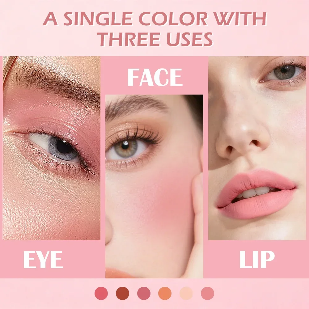 Velvety Matte Lip & Cheek Tint — Soft Finish, Easy Blend, Long-Wear Waterproof for Winter & Holiday Glam.
