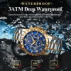 POEDAGAR High Quality Military Men Clock Chronograph Waterproof Luminous Man Wristwatch Stainless Steel Quartz Men's Watches+Box 3