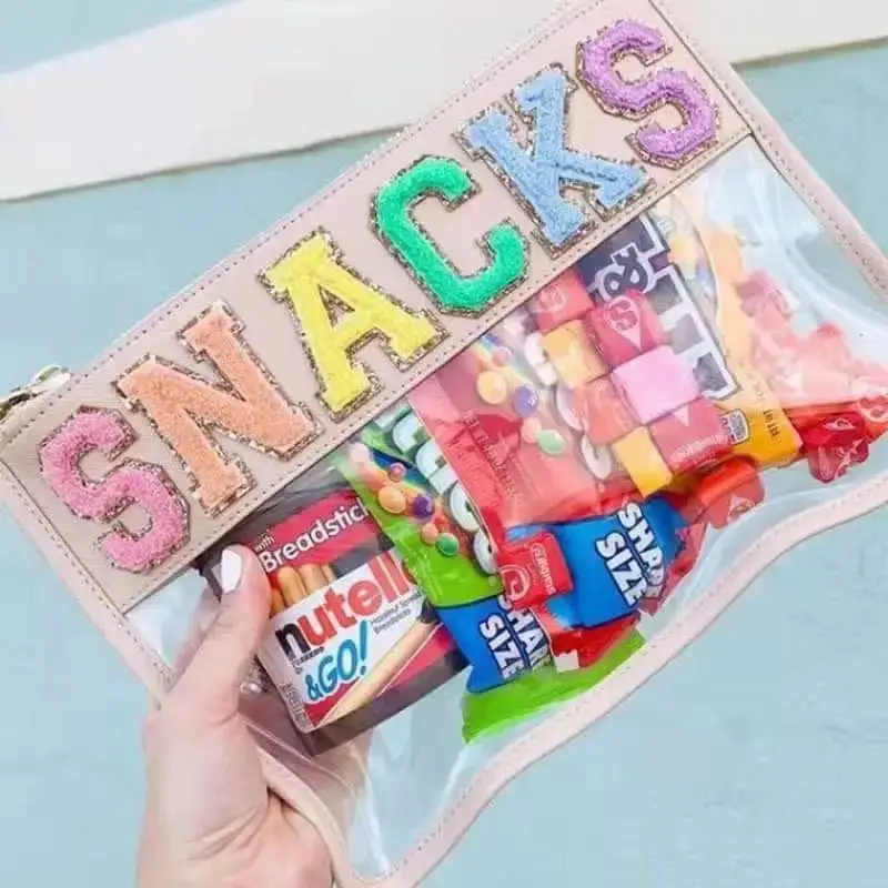 14 Colors Summer Beach Travel Snacks Pouch Cute Personalized Makeup Bag Waterproof Transparent Pvc Cosmetic Bag Nylon Clear Bag 5