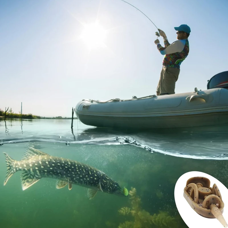 Carp Fishing Feeder Set YOTO Inline Fishing Bait with Quick-Release Mould for Carp Fishing Pellet Fishing Bait