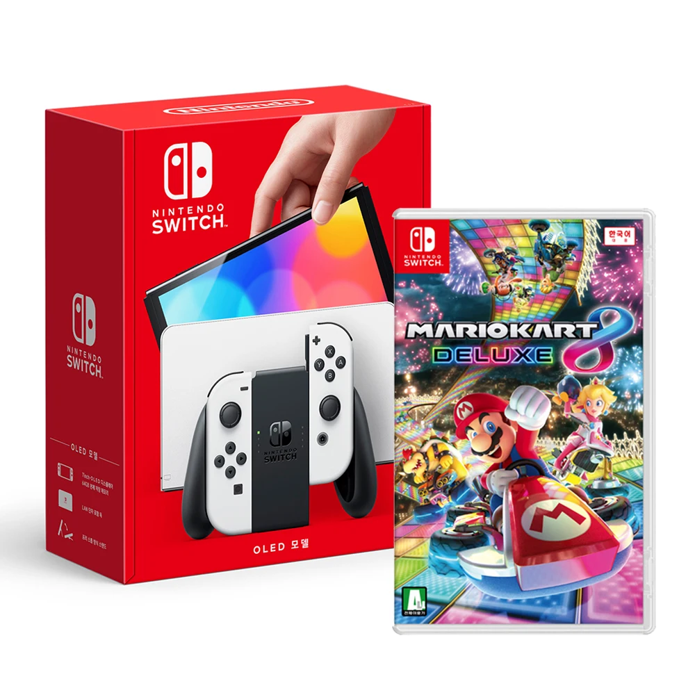 닌텐도 스위치 Nintendo Switch OLED 마리오 카트 세트