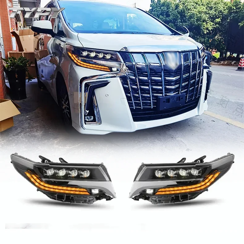 

Car Lighting System Headlight Assembly Modification Full LED Light Suitable for Toyota Alphard and VELLFIRE
