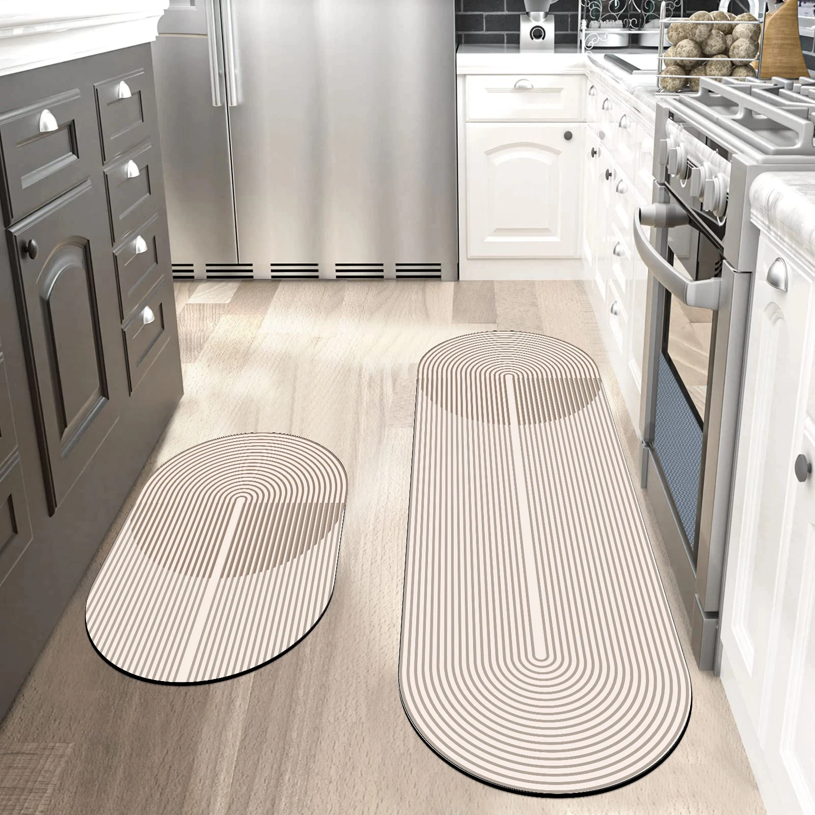 Description Picture 5 of itemSuper Absorbent Kitchen Floor Mat Long Diatomite Kitchen Rug Soft Washable Carpets Anti Slip Bathroom Entrance Doormat 주방매트