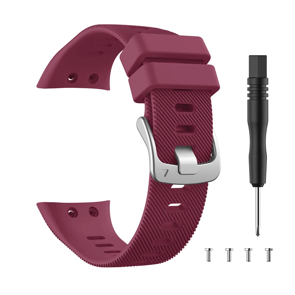 Silicone Smartwatch Replacement Strap – Vibrant and Durable Design