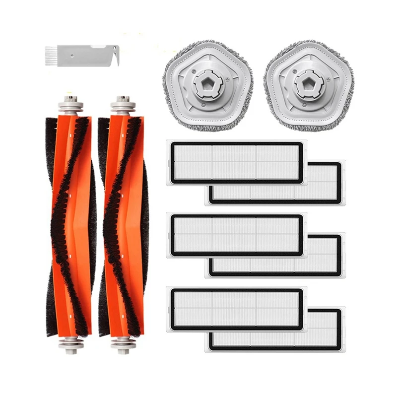 

Фильтр НЕРА Для робота-пылесоса Xiaomi Dreame Bot W10, основная щетка, насадка на швабру, сменные детали