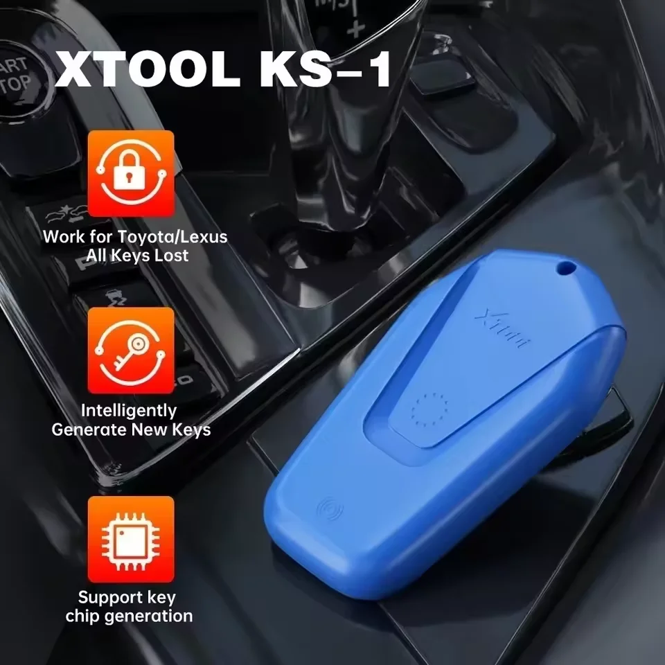 XTOOL KS01 Autoschlüssel-Programmiergerät KS-1 Smart Key Emulator für Toyota/Lexus, kompatibel mit IK618/X100 PAD3, bei Komplettverlust aller Schlüssel mit KC100 KC501 – Detail 3