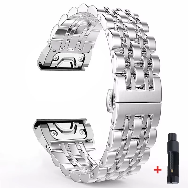 Premium Stainless Steel QuickFit Watch Band – 22mm & 26mm Adjustable Bracelet