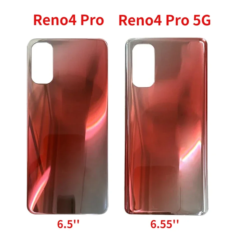 Vetro Posteriore Per Oppo Reno 4 Pro Reno4 Pro 5G Coperchio Batteria Posteriore Sostituzione Custodia Porta Posteriore