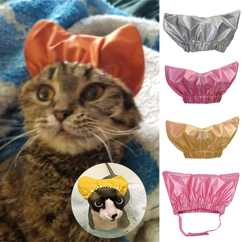 Waterproof Shower Cap Cat Pet Supplies Cat Caps Water Cap Cats