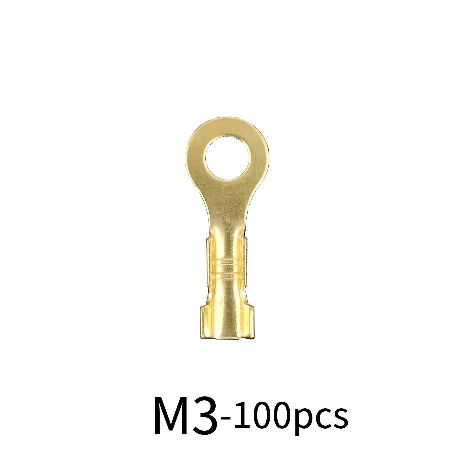 Terminal Connector M3/M4/M5/M6/M8/M10 Ring-Terminal Wire Quick Brass Crimp Assorted Kit
