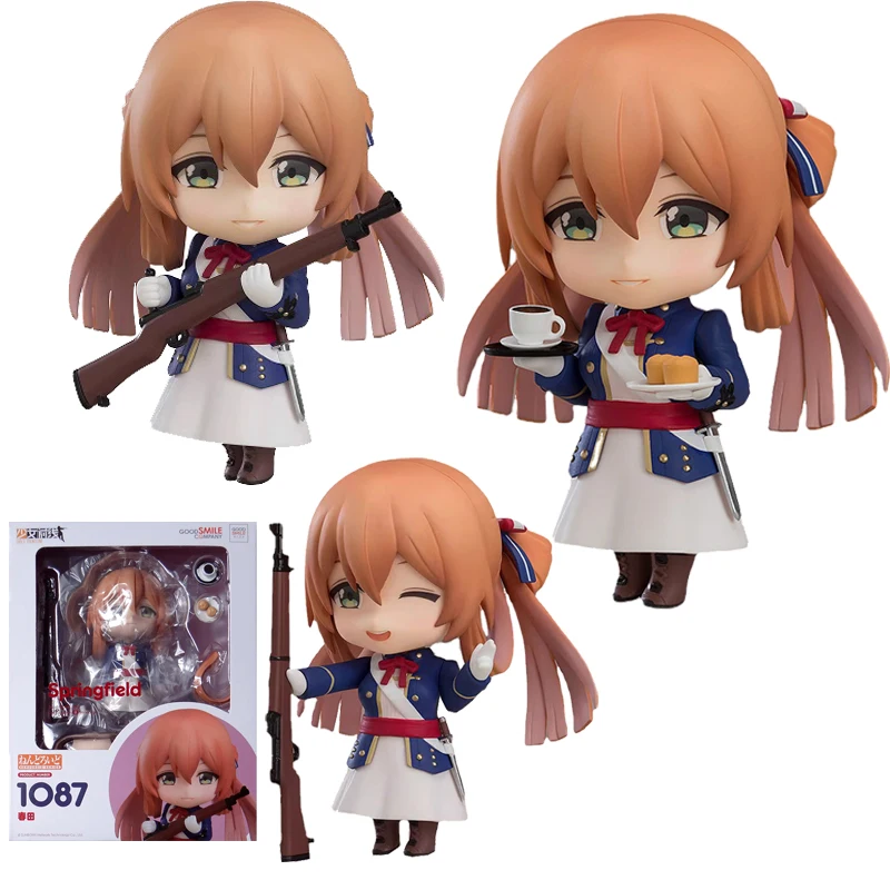 

In Stock Original Good Smile GSC 1087 NENDOROID Springfield M1903 Girls Frontline Anime Figure Model Collecile Action Toys Gifts