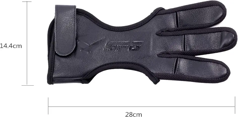 Chasse à L'arc Finger Tab Bow Protector Gear Garde-doigts En Cuir PU