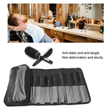 

10pcs Professional Hairdressing Flat Rolling Hair Comb Hair Brush Set Antistatic Comb Set With Comb Bag Hairdresser Cut Comb