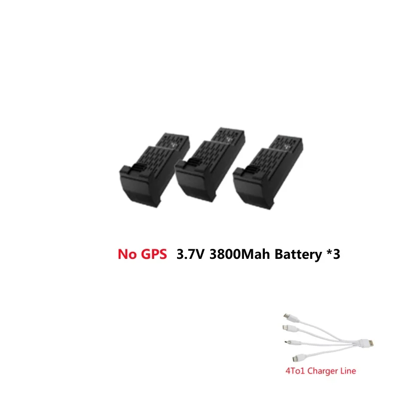 Lot de batteries et câbles pour drone GPS/No GPS - 1 à 4 batteries