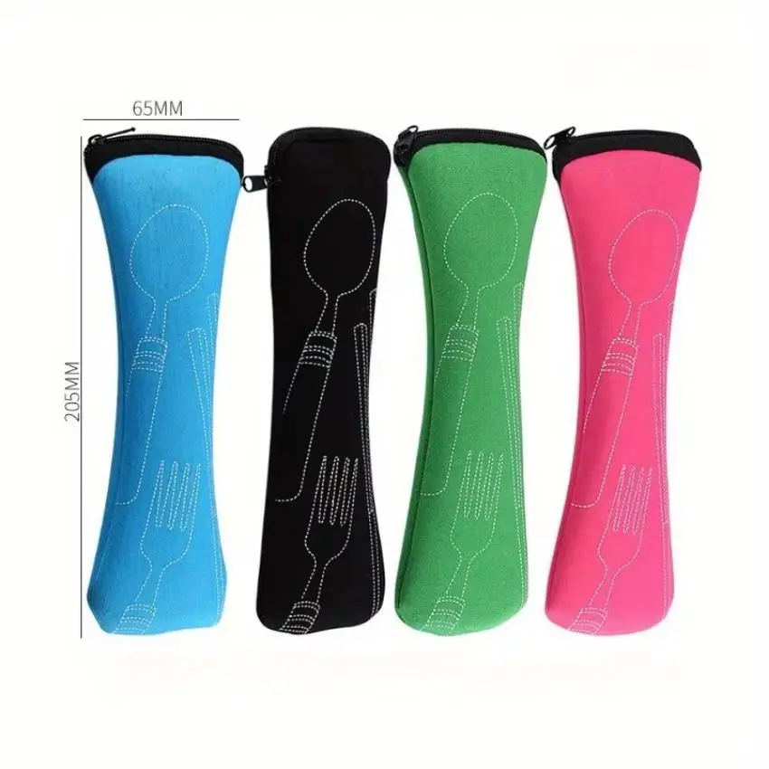 New 7 Pcs/lot Stainless Steel Western Style Steak Knife Fork Spoon Portable Western Style Travel And Business Tableware Set