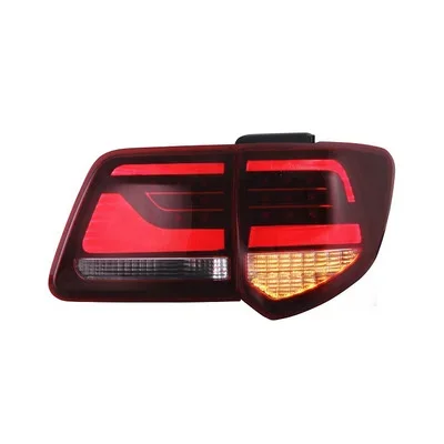 LED Tail Light For Toyota Fortuner 2012-Taillight LED Rear Tail Lamp Red And Smokey Housing