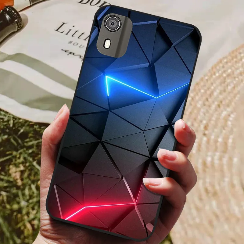 Sleek Black Shockproof Silicone Phone Case - Soft Protective Back Cover