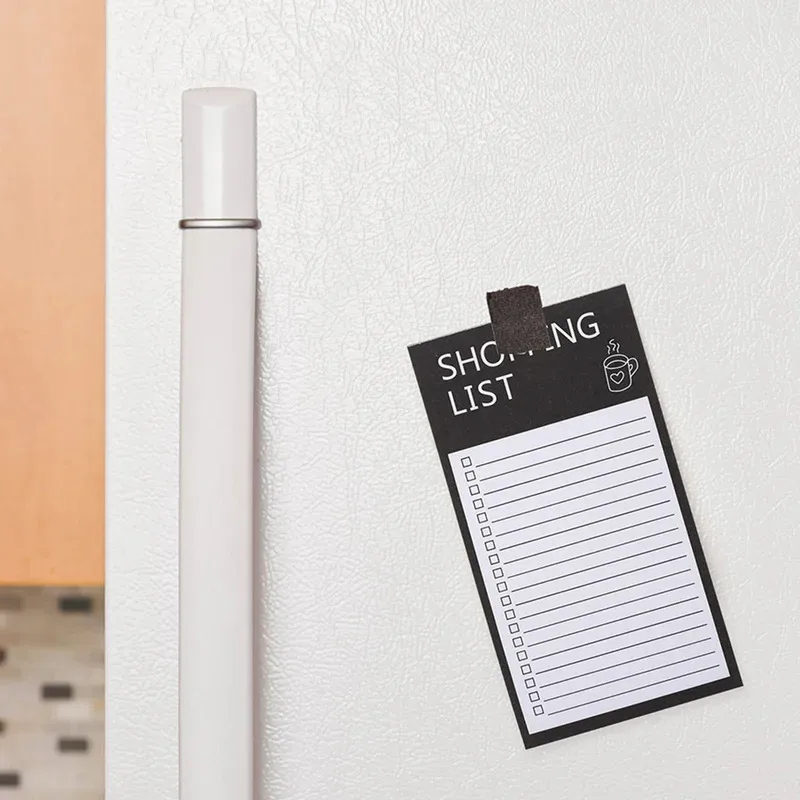 Magnetic Fridge Message Board Portable Tearable Magnet Memo Board Sticky Notes Home Kitchen Shopping List Office Memo Planner