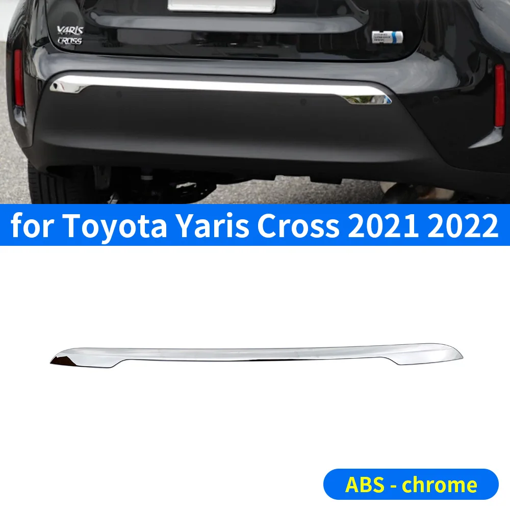 Yaris Cross Abs Plastic Silver / Black Car Rear Bumper Rear Diffuser  Spoiler Lip For Toyota Yaris Cross Hatchback - Spoilers & Wings - AliExpress