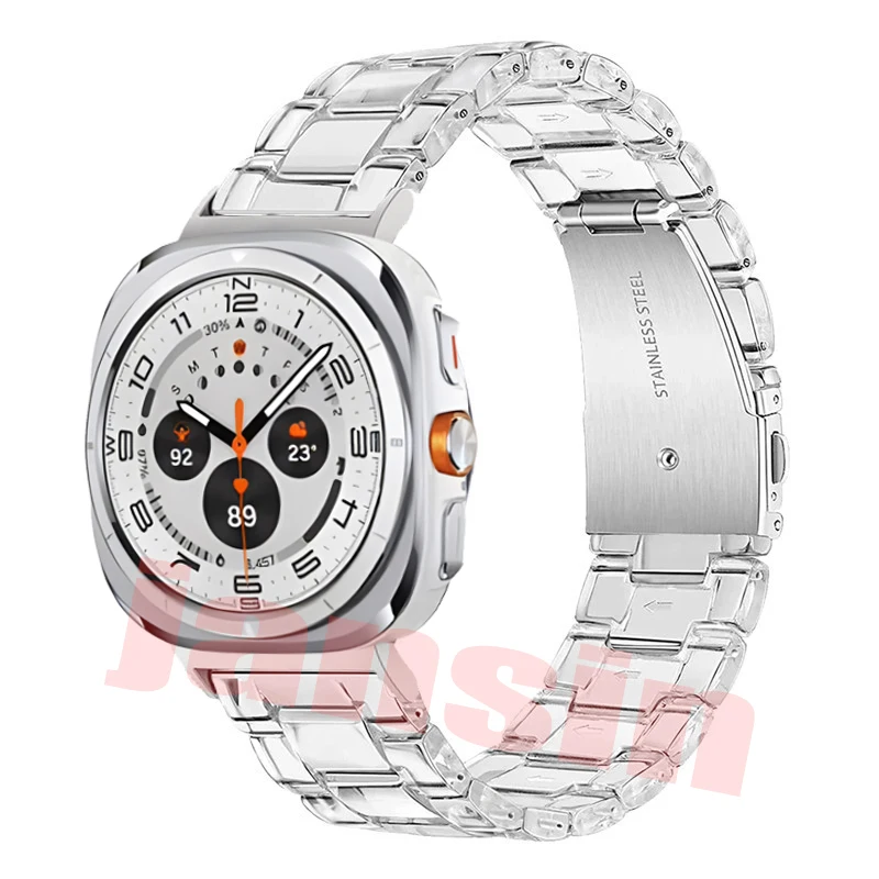 Transparent Bracelet-Style Strap for Samsung Watch Ultra - Elegant Women's Accessory