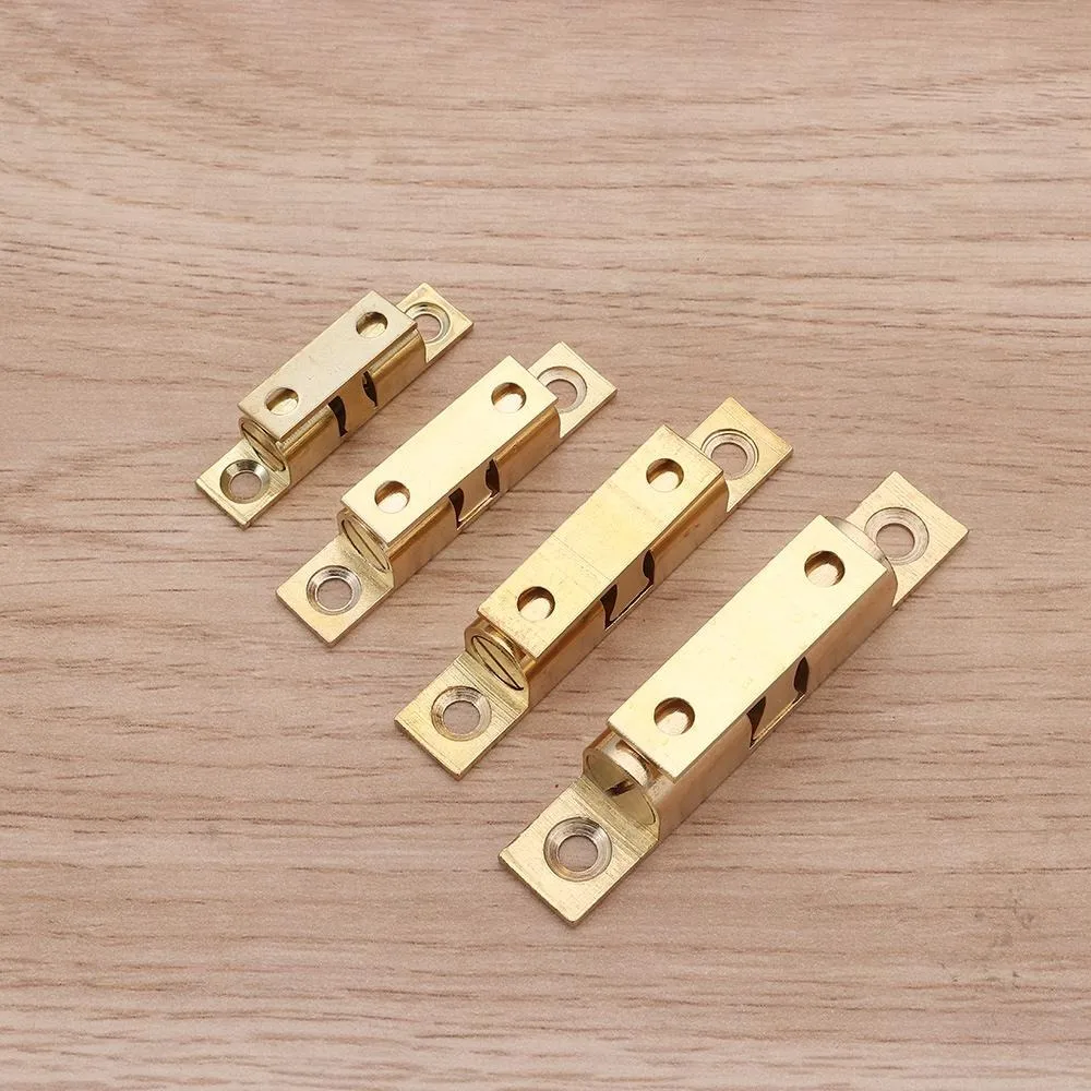 Closet Tension Latch Bead Lock Double Spring Steel Ball Door Bumper 40/50/60/70mm Damper Door Catch 1Pcs door latch