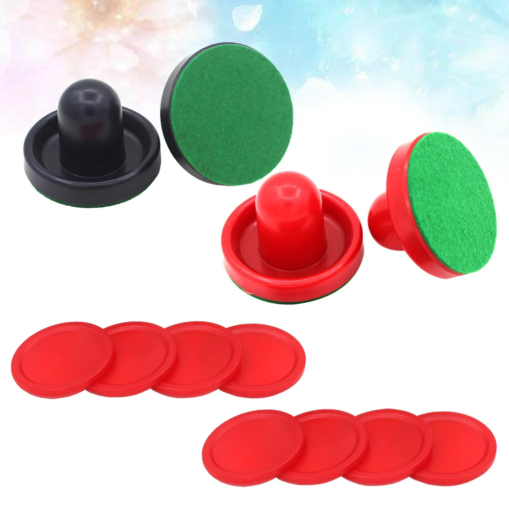 

76MM Air Hockey Pushers Pucks Replacement for Game Tables Goalies Header Kit Air Hockey Equipment Accessories (Dark Blue)