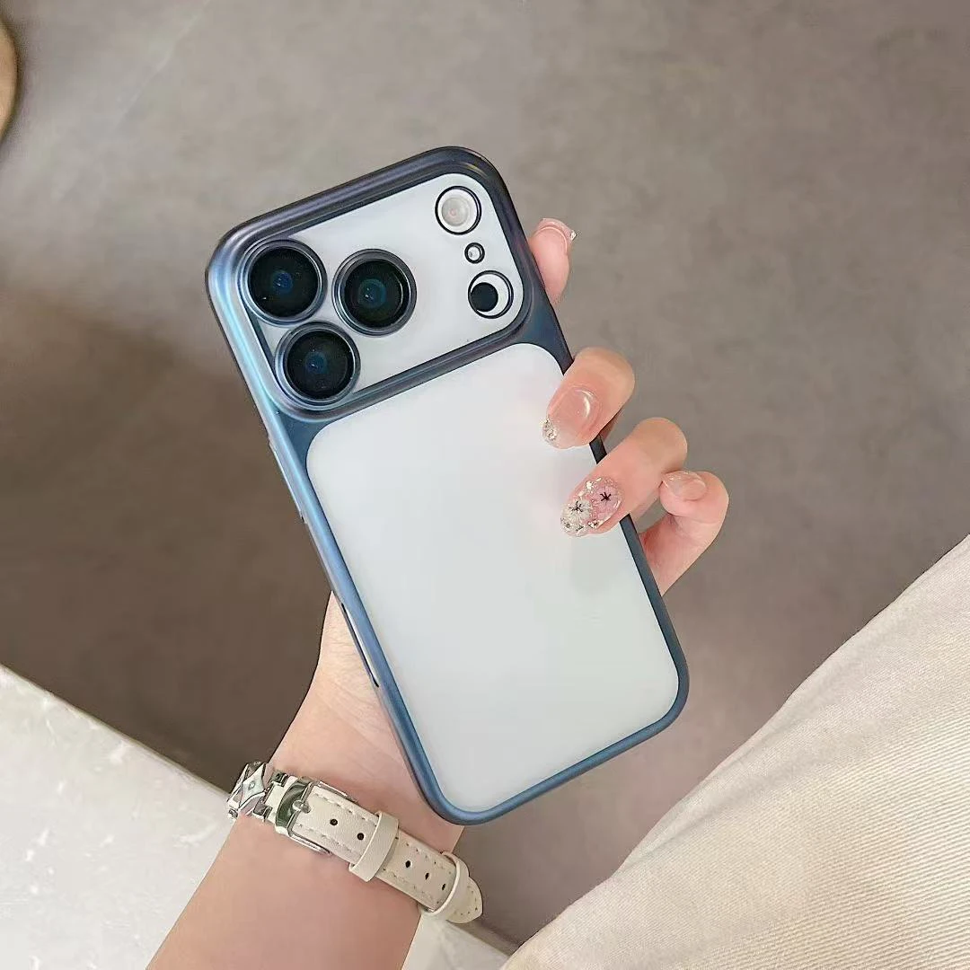 Matte Frosted Ultra Slim Shockproof Phone Case with Camera Lens Protection