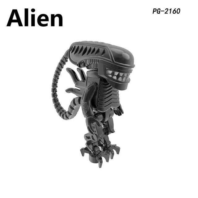 New Predator Building Blocks Alien Mini Action Figure Toys 4