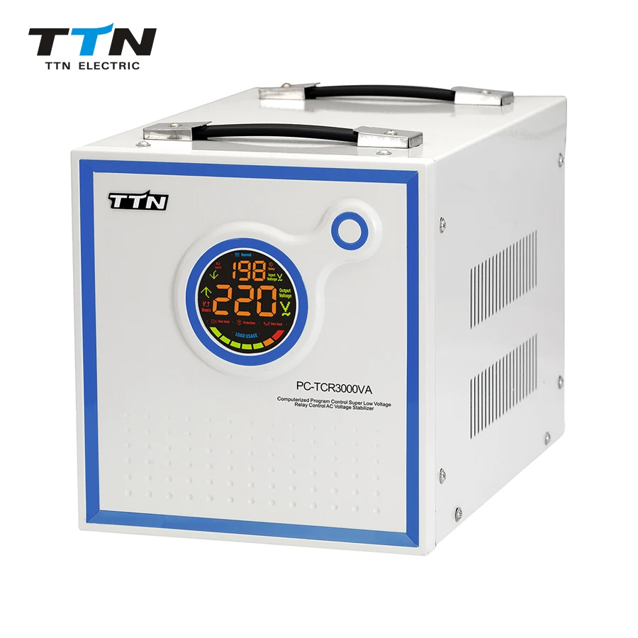 

TTN Single Phase 10000VA Relay Control Model power voltage stabilizer regulator