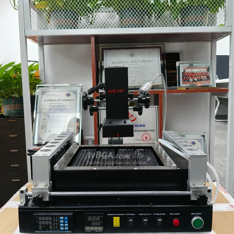 LY ACHI IR PRO SC 적외선 BGA 솔더 리워크 스테이션 마더보드 칩 PCB 복원 및 수리 기계 2800W