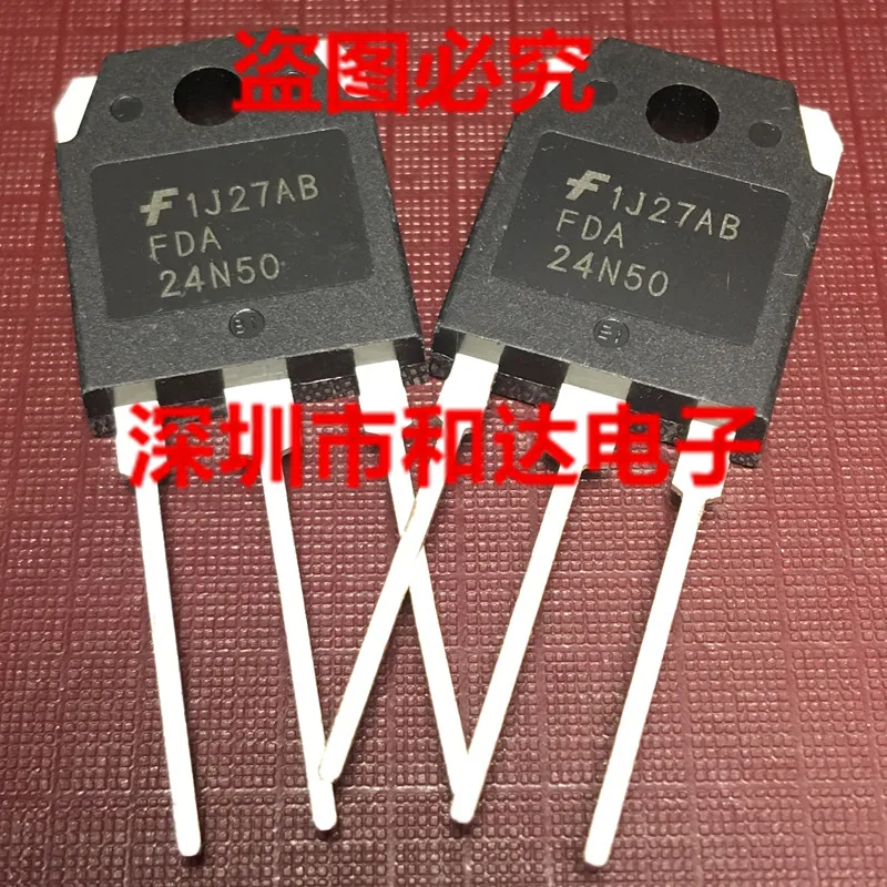 

5PCS-10PCS FDA24N50 TO-3P 500V 24A ON STOCK NEW AND ORIGINAL