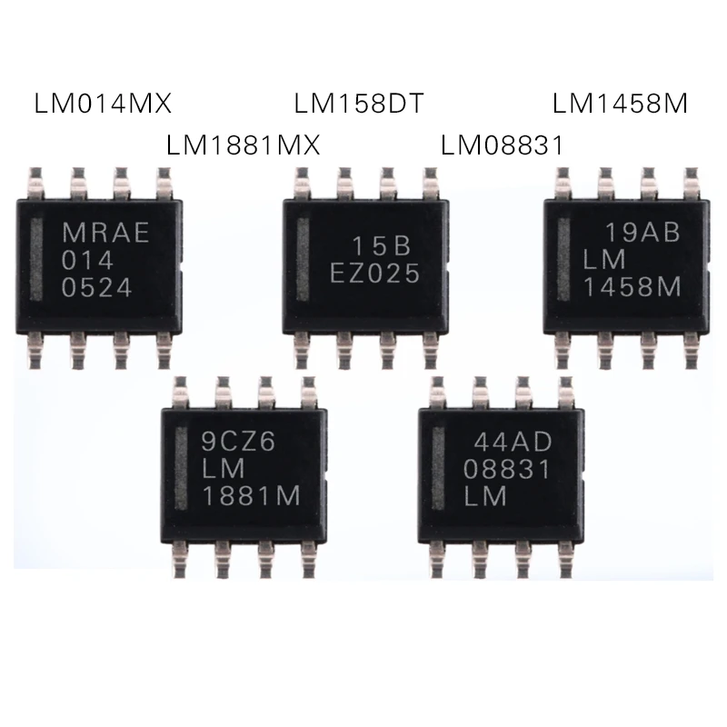 

1PCS LM014MX LM08831 LM1881MX LM1458M LM158DT
