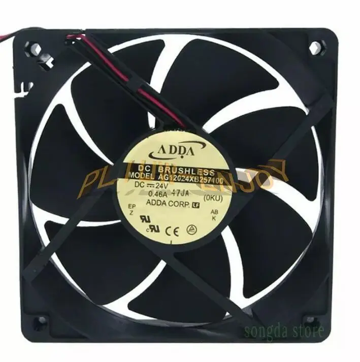 

Для ADDA AG12024XB257100 Вентилятор охлаждения DC24V 0.46A 120*120*25 мм 2pin