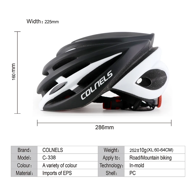 Large XL 64cm Size Bicycle Helmet Men's Breathable MTB Sports - Main Image