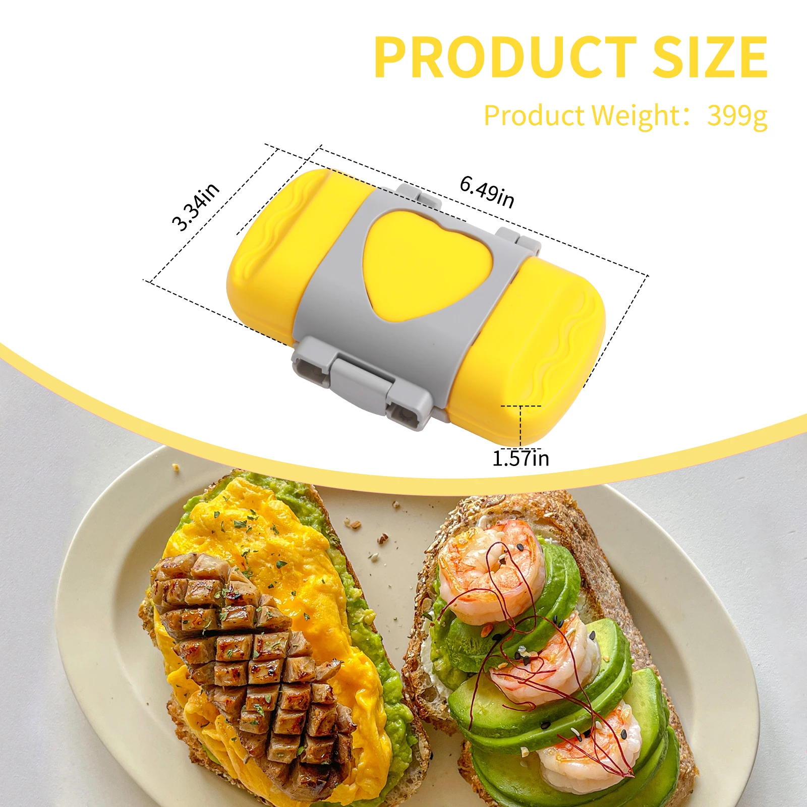 آلة الإفطار ساندويتش الميكروويف، تصميم مدمج، يمكن أن تصنع السندويشات، نخب الإفطار، الكلاب الساخنة - بما في ذلك كتب الوصفات