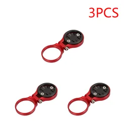 Adjustable Bicycle Computer Stem Mount Holder & Speedometer Support Stand (Red x3)