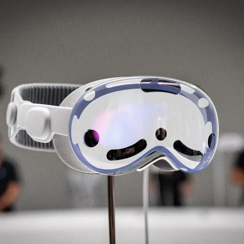 Custodia Per Cuffie Vr Per Vision Pro Shell Case Head Face Cover Tpu Pc Screen Vr Eye Cover Accessori Per Cuffie Vr Antigraffio