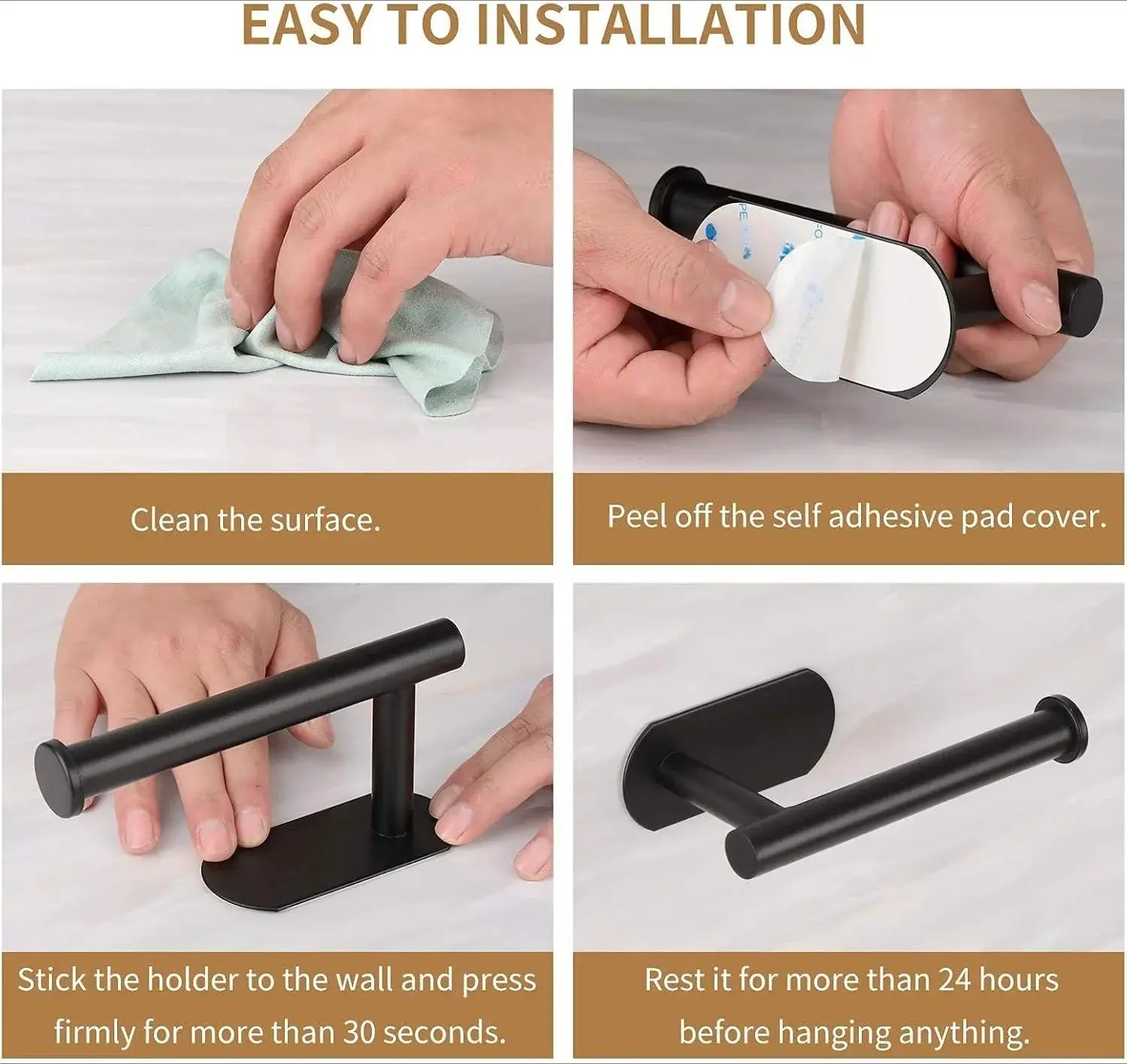 304 Stainless Steel Toilet Paper Holder Self-adhesive Non-perforated Paper Towel Holder Bathroom RV toilet Tissue Holder paper towel holder toilet paper holder toilet roll holder tissue holder