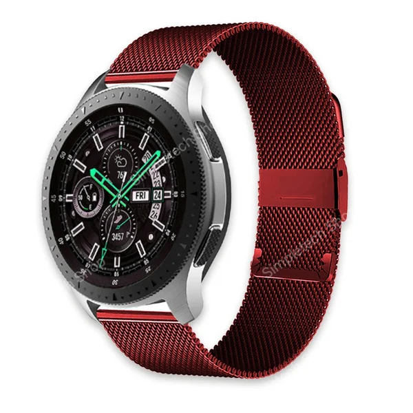 Premium Metal Strap with Case & Screen Protector