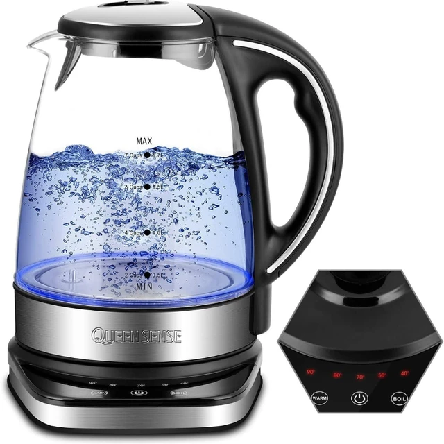 Speed-Boil Water Electric Kettle 1.7L 1500W Coffee Tea Kettle