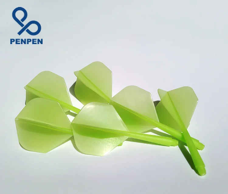 PENPEN darts 6pcs Professional Dart Flights 2BA Screw Soft In-one Integrated Dart Flights and Shafts,LT01