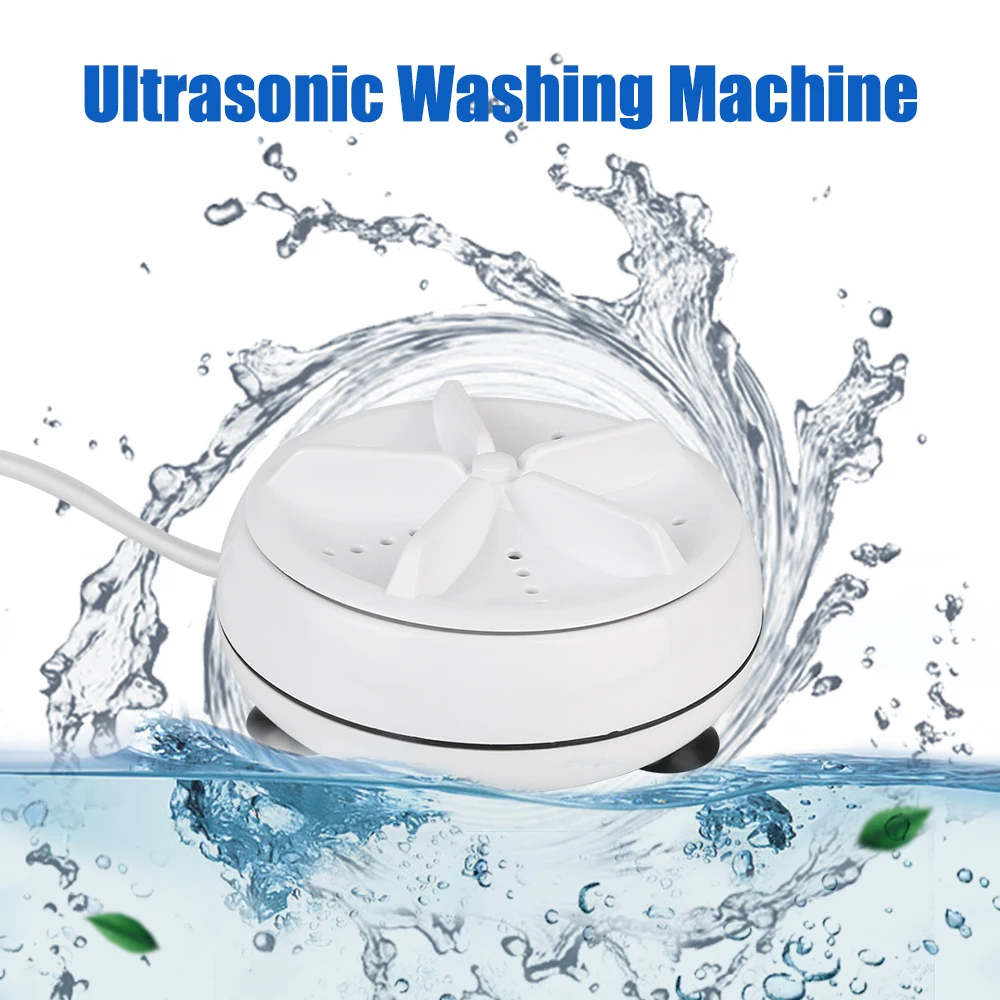 Multifunctional Cleaning Washing Machine Mini Ultrasonic Washer with USB Cable Removes Dirt Washer Clothing