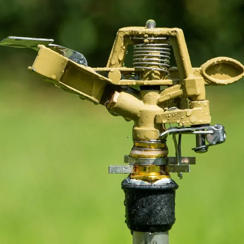 Rocker Arm Sprinkler Nozzle with 360° Rotation and Controllable Angle for Lawn & Garden Irrigation