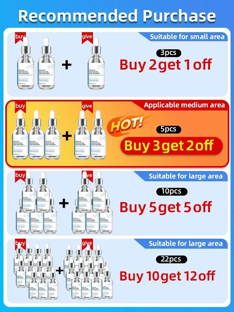 Salicylic Acid  Solution Essence Shrink pores and Acne Spot Removing Shrink Pores Oil-Control Brighten Face Skin Makeup 6