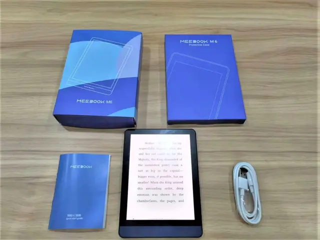 Meebook E-Reader M6 6'' Schermo E-Ink 300PPI - Android 11, 3GB+32GB, Google Play, Viola, Leggibilissimo - Foto 5
