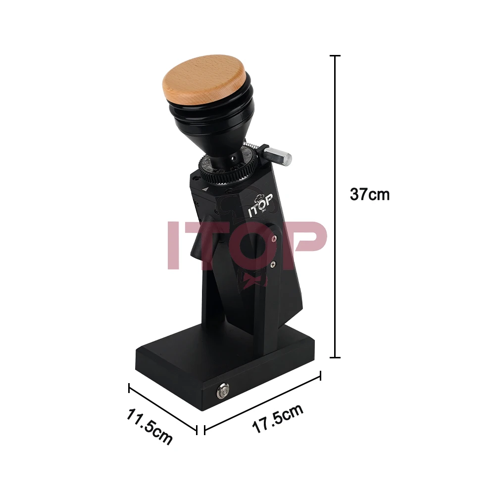 ITOP40S Updated Version Coffee Grinder Stepless Adjustment of Grinding Degree 40mm Titanium Burr Milling Maker Small Miller 6