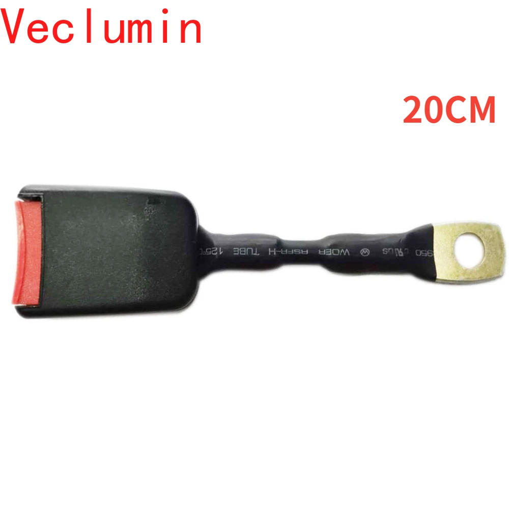 20cm Steel Wire Base Car Seat Belt Base Socket Car Safety Belt Lock Usb Long Wire Rope Holders Accessories Safety Long