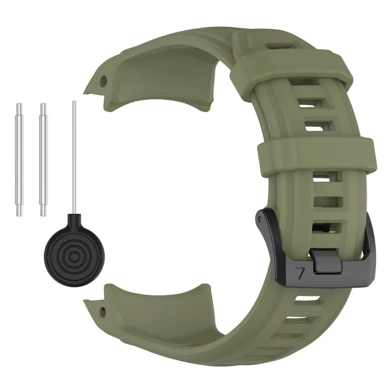 Enhanced Silicone Smart Watch Strap for Garmin Instinct – Durable and Comfortable Wrist Band Bracelet